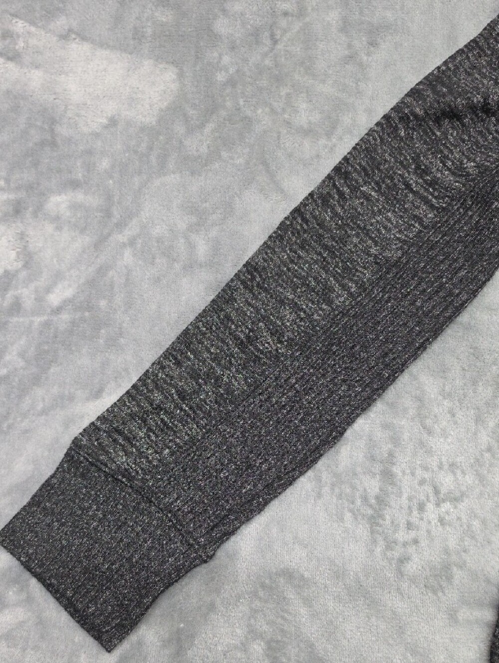 Zenergy by Chico's Womens L Charcoal Gray Lightweight Knit Crewneck Sweater - Picture 3 of 8